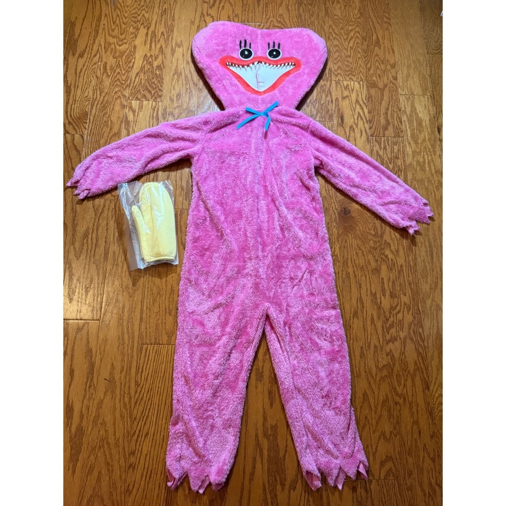 Spirit Halloween Kids Kissy Missy Costume - Poppy Playtime Pink Child Small(4-6)
